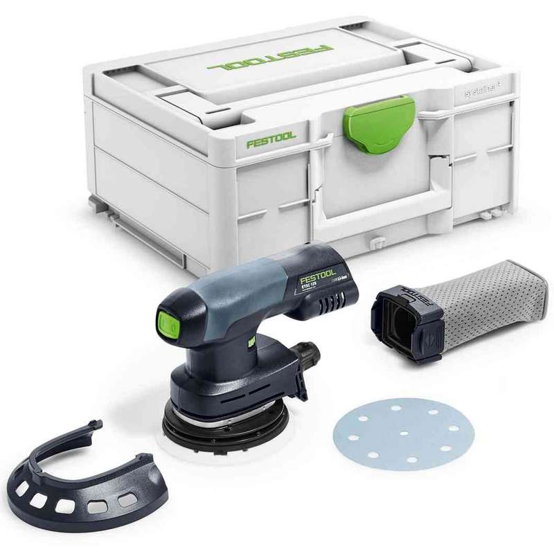FESTOOL CORDLESS ECCENTRIC SANDER ETSC 125 LI-BASIC - FES576370