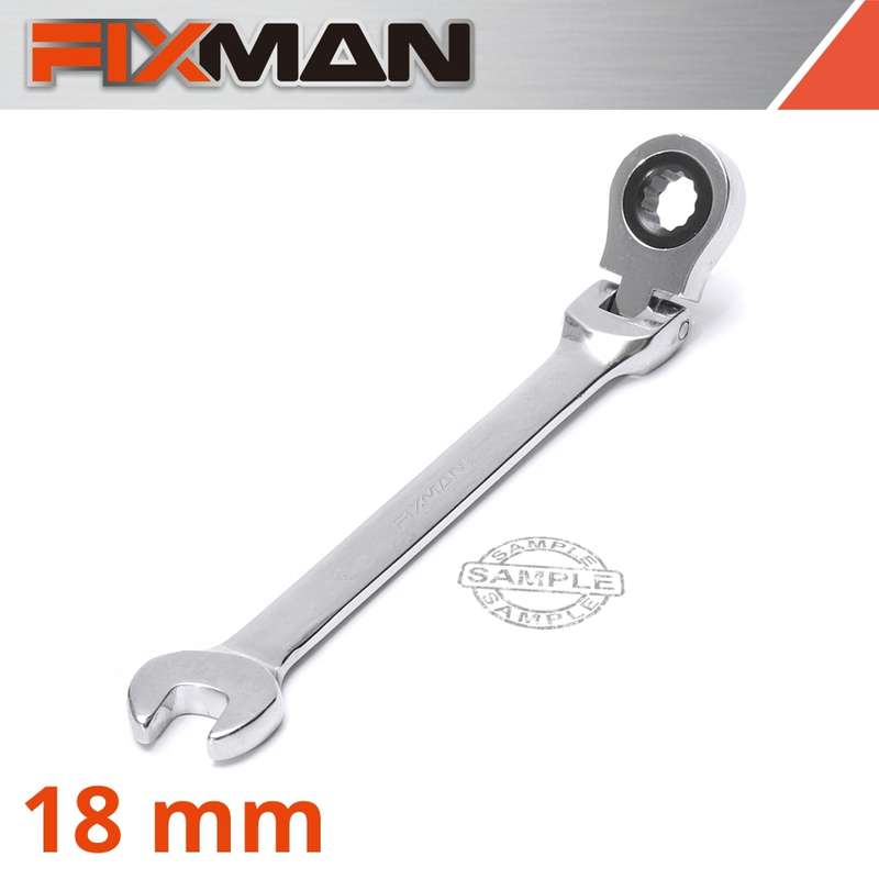 FIXMAN FLEXIBLE RATCHET COMBINATION WRENCH 18MMFIX B0711
