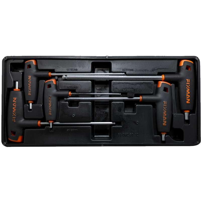 FIXMAN 5-PC L-HANDLE HEX KEYS W-BALL HEAD 3-4-5-6-8MMFIX F1BT12