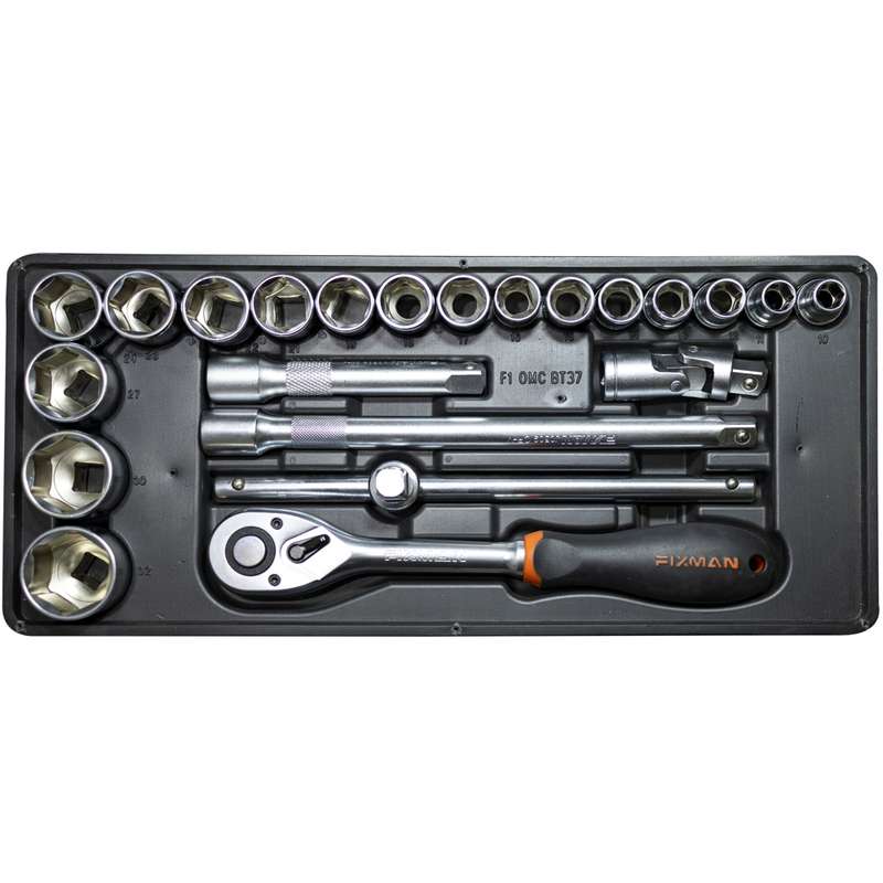 FIXMAN 22-PC 1/2"  DR.SOCKETS &  ACCESSORIESFIX F1BT37