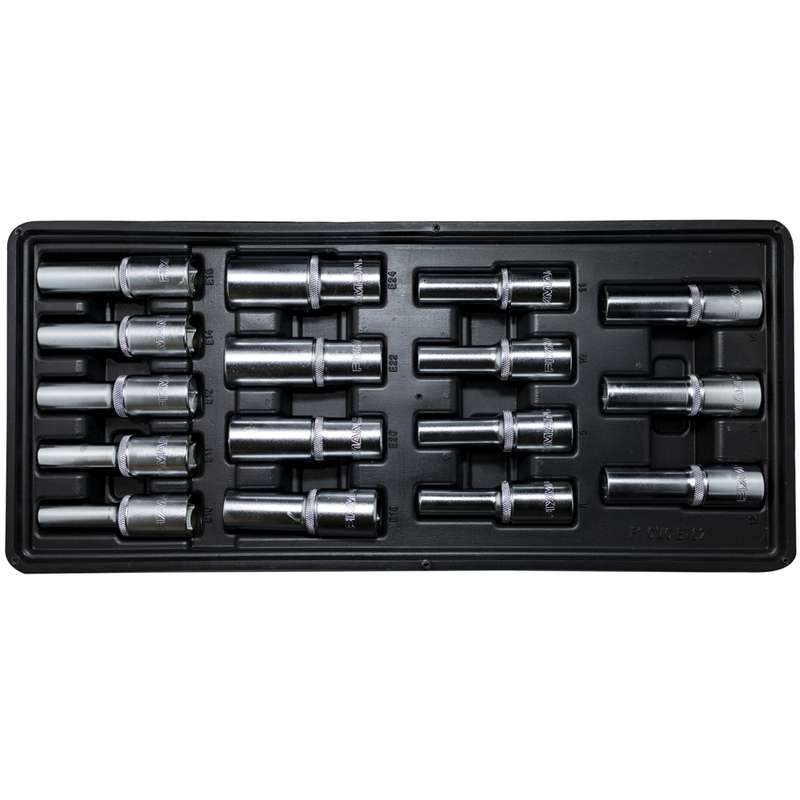 FIXMAN 16-PC 1/2"  DR.DEEP SOCKETSFIX F1BT62