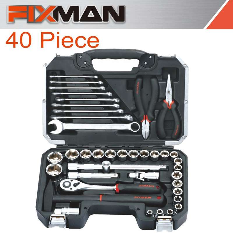 FIXMAN SOCKET TOOL SET 40PC 1/2"  DRIVEFIX OMCBT40