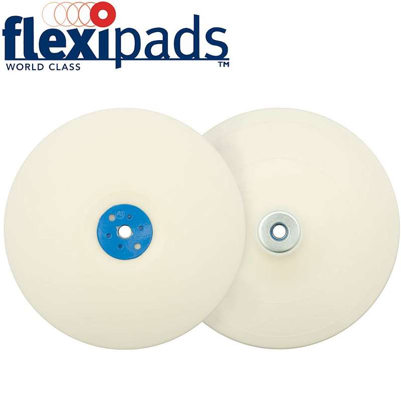 FLEXI PADS - GRINDER PAD & NUT 230MM M14X2MM WHITE - FLEX 20510