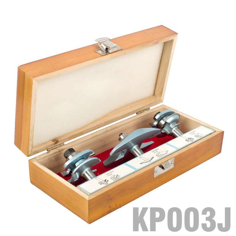 PRO-TECH- CABINET DOOR SET RAIL &  STILE 3PC 1/2"  SHANK WOODEN BOXKP003J