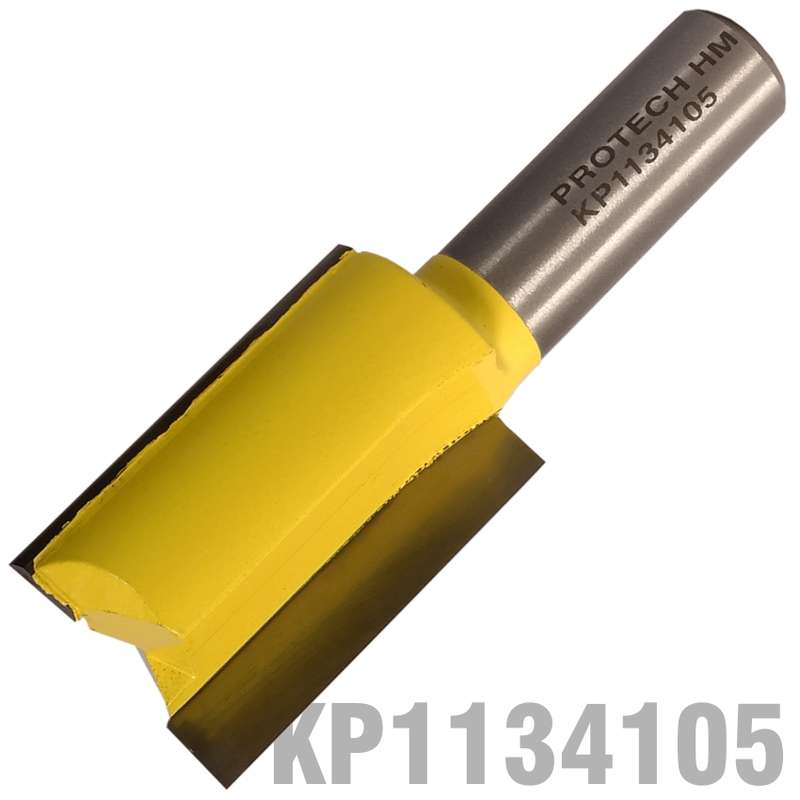 PRO-TECH- STRAIGHT BIT 1"  X 38MM CUT 2 FLUTE 1/2"  SHANKKP1134105