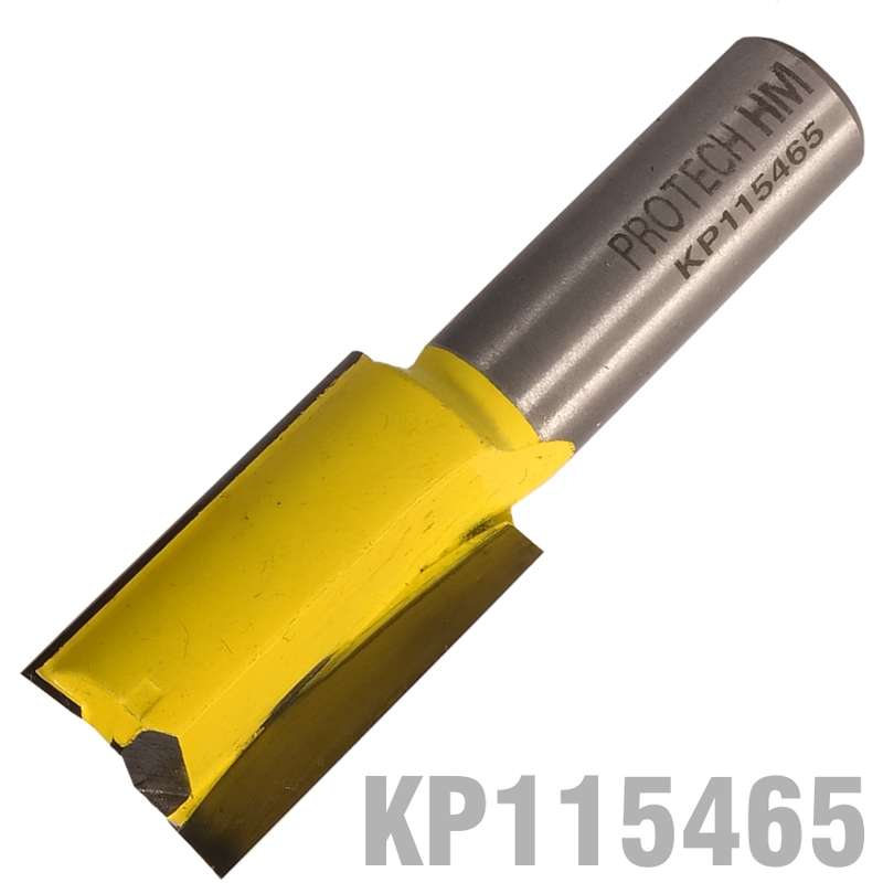 PRO-TECH- STRAIGHT BIT 3/4" (19MM) X 1 1/4" (31.8MM) CUT 2 FLUTE WITH BOTTOM CUT 1KP115465