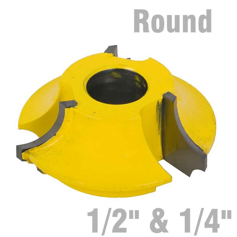 PRO-TECH- 3 WING CUTTER 1/4"  &  1/2"  QUARTER ROUNDKP17