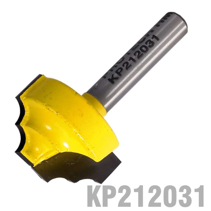 PRO-TECH- CLASSICAL PATTERN PLUNGE CUTTING FLAT BOTTOM 1"  X5/8"  1/4"  SHANKKP212031