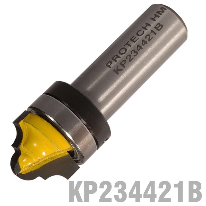 PRO-TECH- CLASSICAL PLUNGE CUTTING 3/4"  X 1/2"  WITH TOP BEARING (5/32"  DIAMETER)KP234421B