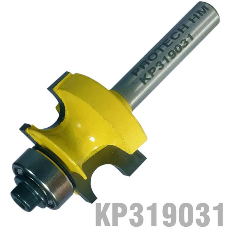 PRO-TECH- EDGE BEADING BIT 5/16"  X 5/8"  RADIUS 5/32"  1/4"  SHANKKP319031