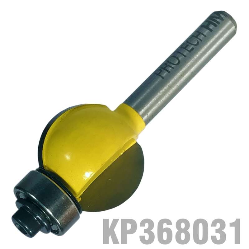 PRO-TECH- INTERNAL BULL NOSE 20MM X 5/8"  HALF RADIUS RADIUS 13/16"  1/4"  SHANKKP368031