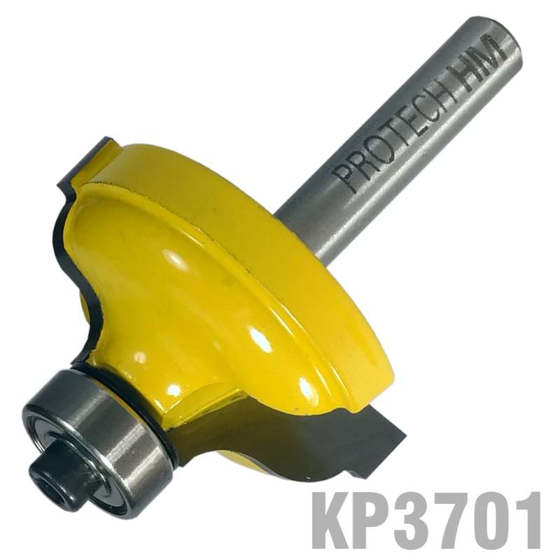 PRO-TECH- OGEE &  FILLET BIT 1 3/8" X 9/16"  1/4" SHANKKP3701