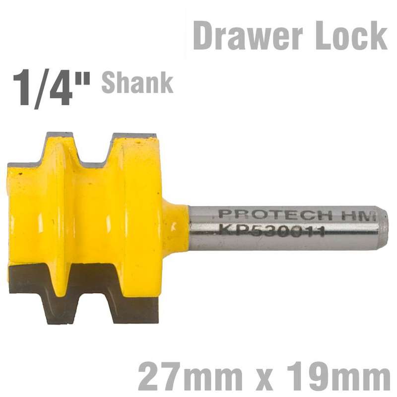 PRO-TECH- DRAWER LOCK 27MM X 19MM 1/4"  SHANKKP530011