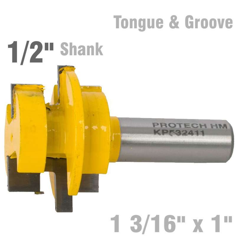 PRO-TECH- TONGUE &  GROOVE - PARALLEL 1 3/16"  X 1"  1/2"  SHANKKP532411
