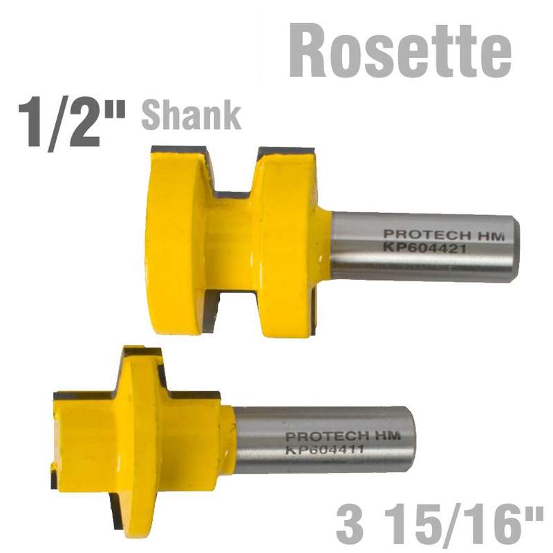 PRO-TECH- GLUE JOINT SET 38MM X 28MM 2 PIECE SET 1/2"  SHANKKP604411-21