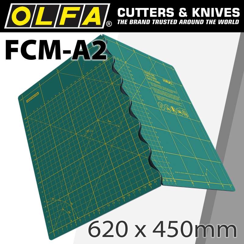 FOLDING MAT FOR ROTARY CUTTERS 630X450X2.5MMMAT FCM-A2