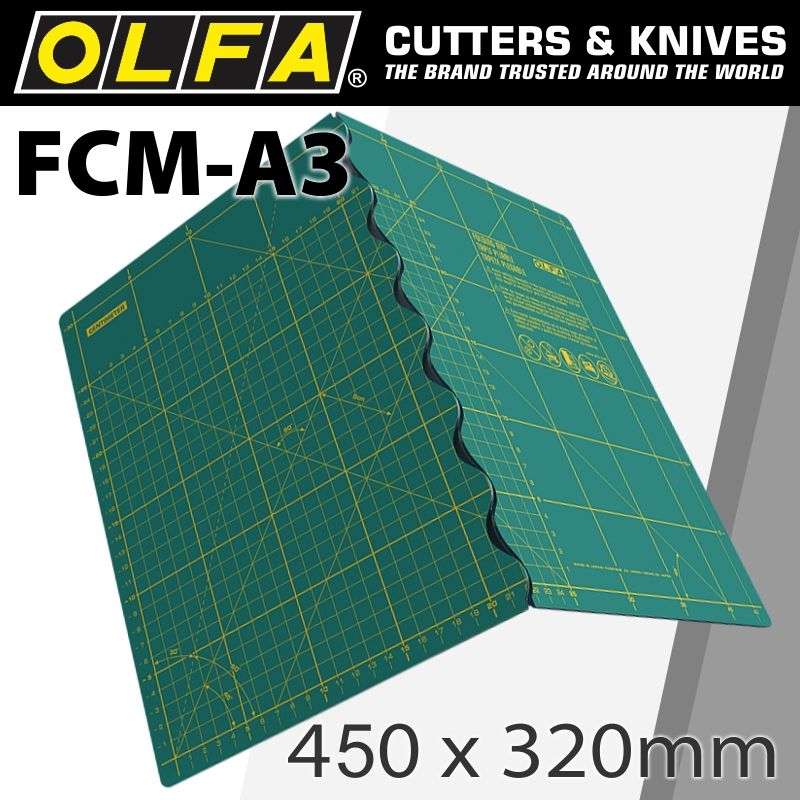 FOLDING MAT FOR ROTARY CUTTERS 450X320X2.0MMMAT FCM-A3