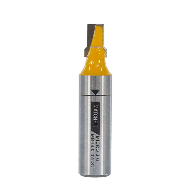 MICROJIG MATCHFIT RELIEF (1/4"  STRAIT) ROUTER BIT (1/4"  SHANK) - MIC MB-025-025ST