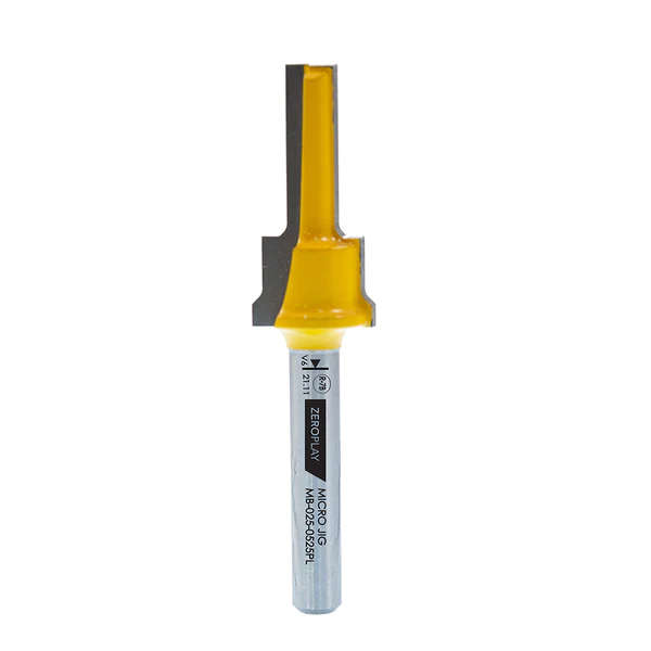 MICROJIG  ZEROPLAY 2 STEP PLUNGE ROUTER BIT (1/2"  SHANK) - MIC MB-050-0525PL