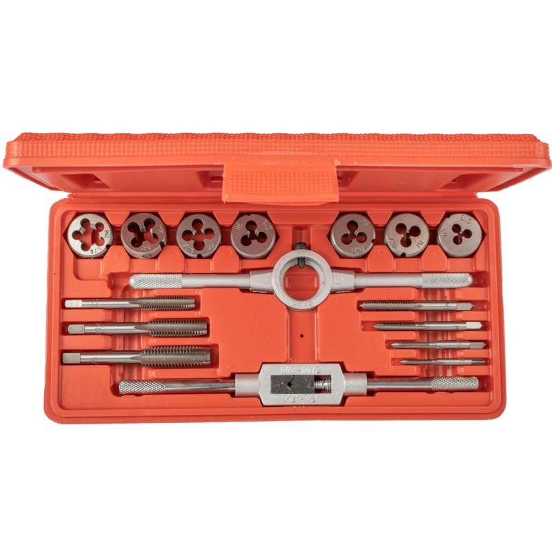 TORK CRAFT - TAP &  DIE SET 16PCE IN PLASTIC CASENR SET16
