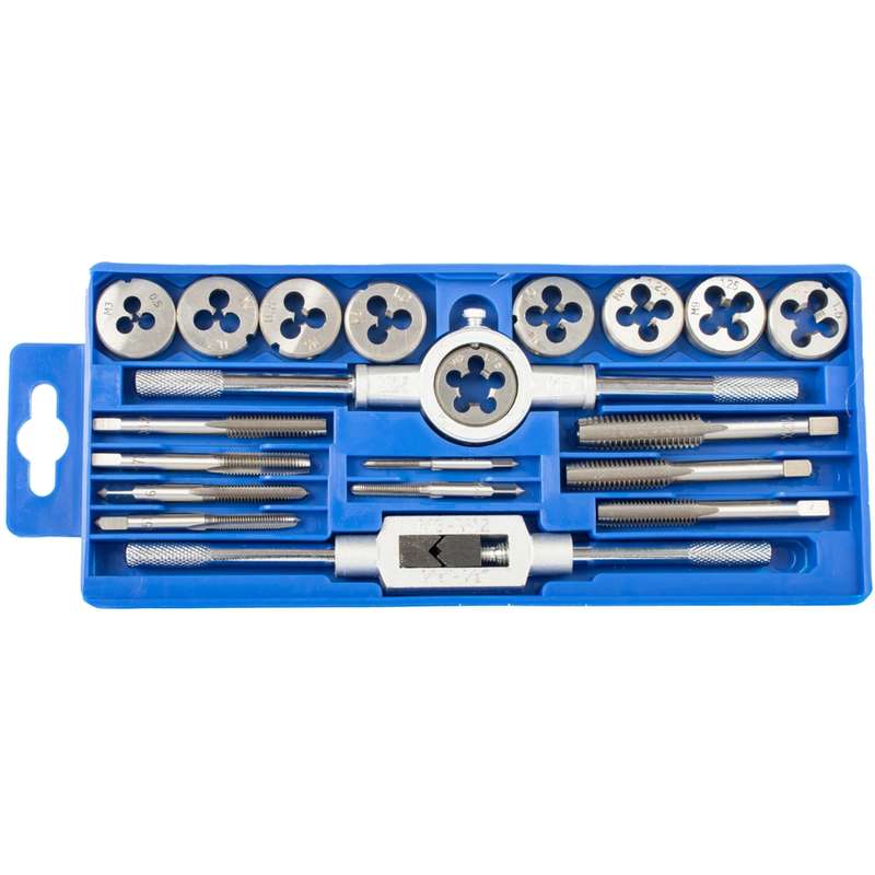 TORK CRAFT - TAP &  DIE SET 20PCE IN PLASTIC CASENR SET20