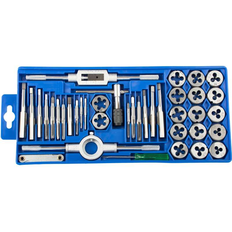 TORK CRAFT - TAP &  DIE SET 39PCE IN PLASTIC CASENR SET39