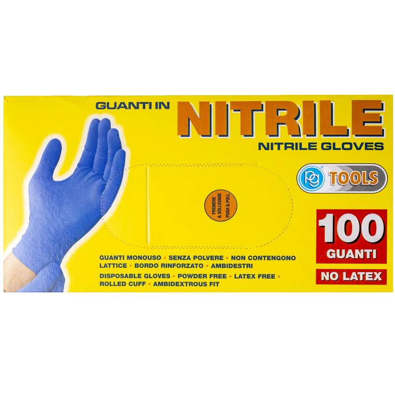 PG - NITRILE GLOVES EXTRA LARGE X100 PCE ( X50 PAIRS )PG50622