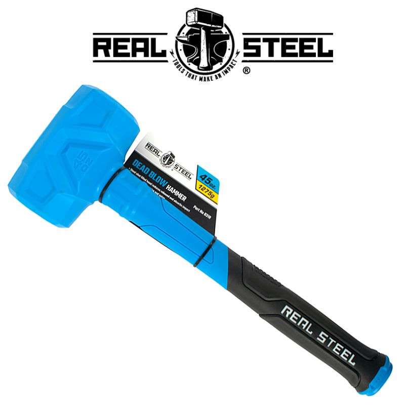 REAL STEAL HAMMER DEAD BLOW 1.27KG 45OZ GRAPHITE HANDLE - RSH0318