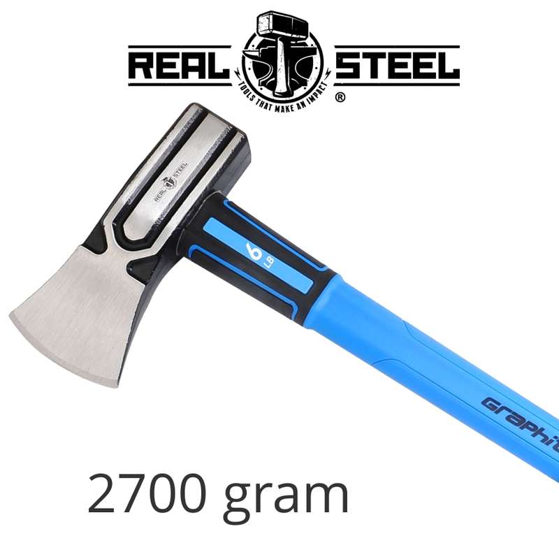 REAL STEAL AXE HAMMER HEAD GRAPHITE HANDLE - RSH0534