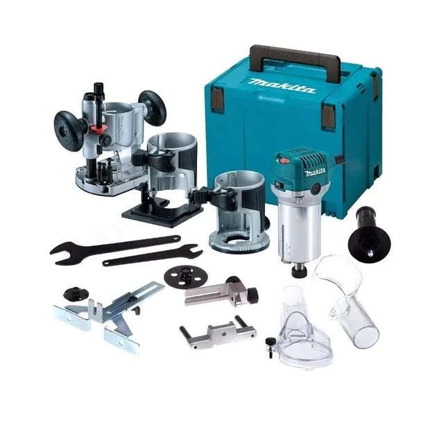 MAKITA - RT0700CX2J  Complete with Trimmer, Tilt Base, Plunge Base 6.35mm