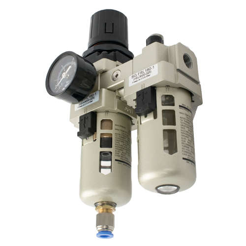 AIRCRAFT - FILTER / REGULATOR / LUBRICATOR 1/4"  (HES3010-02)SG FRL180-1