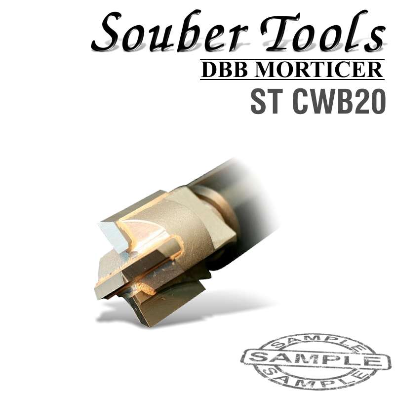 SOUBER TOOLS - CARBIDE TIPPED CUTTER 20MM /LOCK MORTICER FOR WOOD SCREW TYPEST CWB20