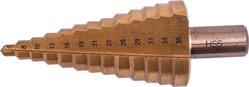 TORK CRAFT - STEP DRILL HSS 5-35MMX2-3MMTC353044