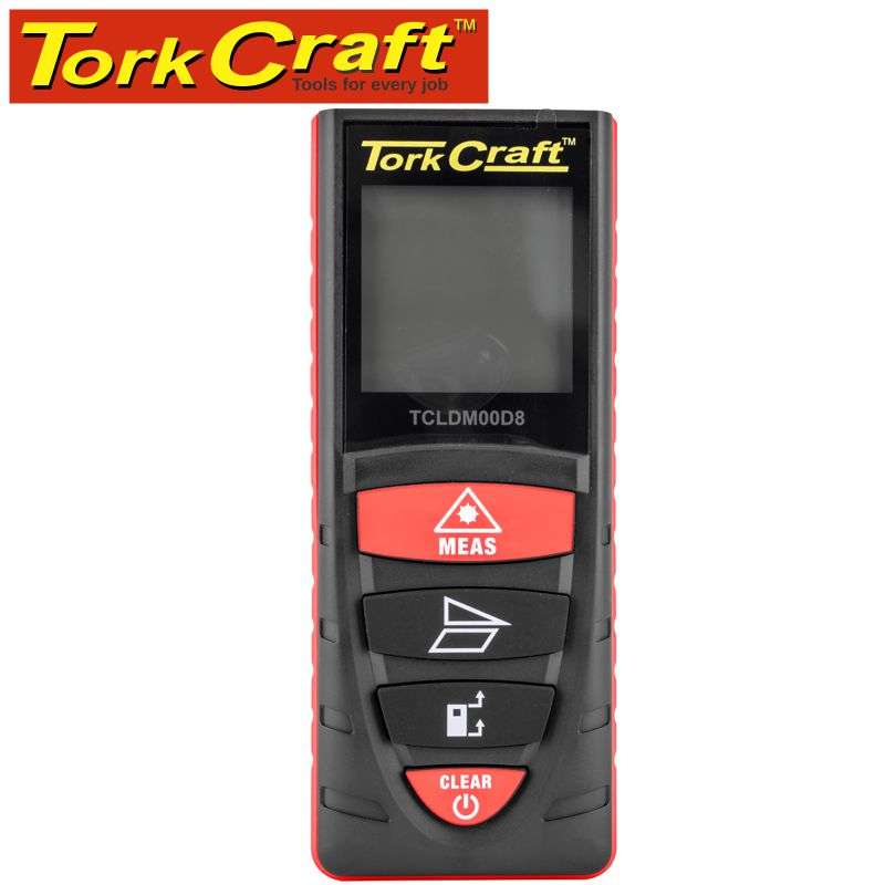 TORK CRAFT - LASER DISTANCE METER 0.2 - 40M MIN/MAX INCL. AAA BATTERIES CONTRTCLDM00D8