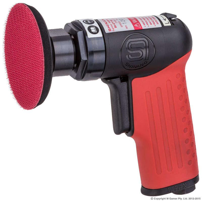 SHINANO AIR TOOLS - 3" Dual Action Sander with 70mmPad - 2110S