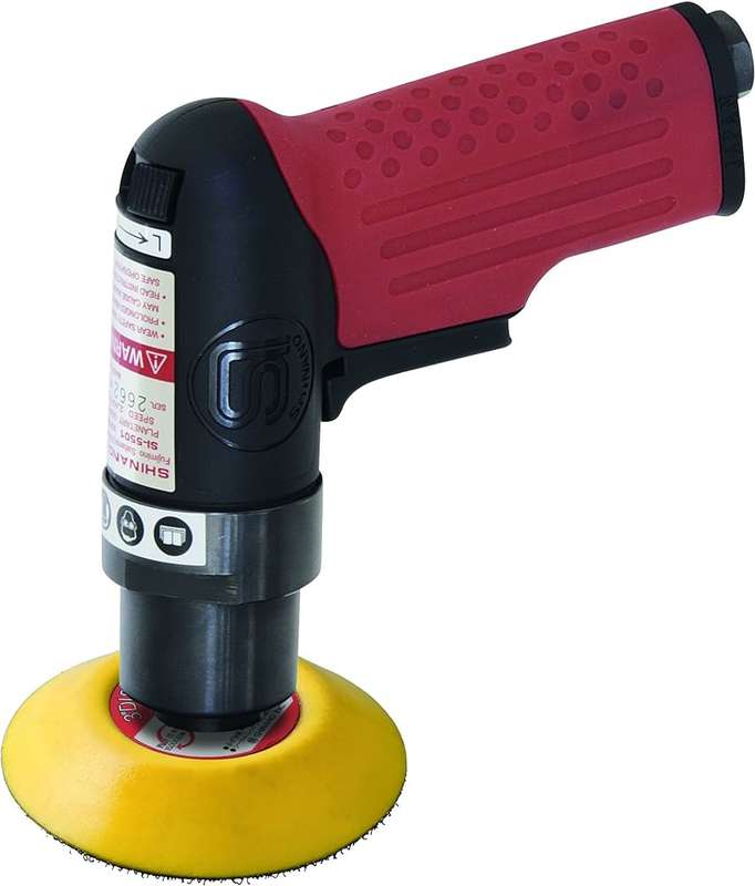 SHINANO AIR TOOLS - Buff x 2 & Sanding Paper - 2224S