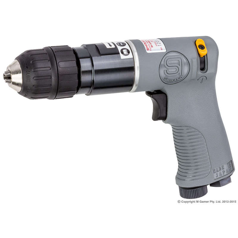SHINANO AIR TOOLS -  1/2" Cap. Drill w/Keyless Chuck - 5405-6