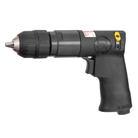 SHINANO AIR TOOLS - 3/8" Cap. Reversible Drill w/Keyless Chuck - 5505