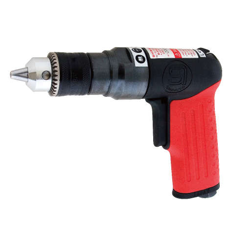 SHINANO AIR TOOLS - 1,800 rpm. 1/4" Cap. Reversible Drill - 5506