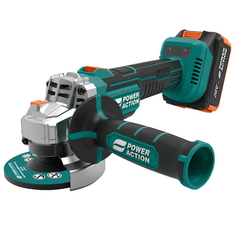 POWER ACTION -  Cordless brushless angle grinder -  BAG20B