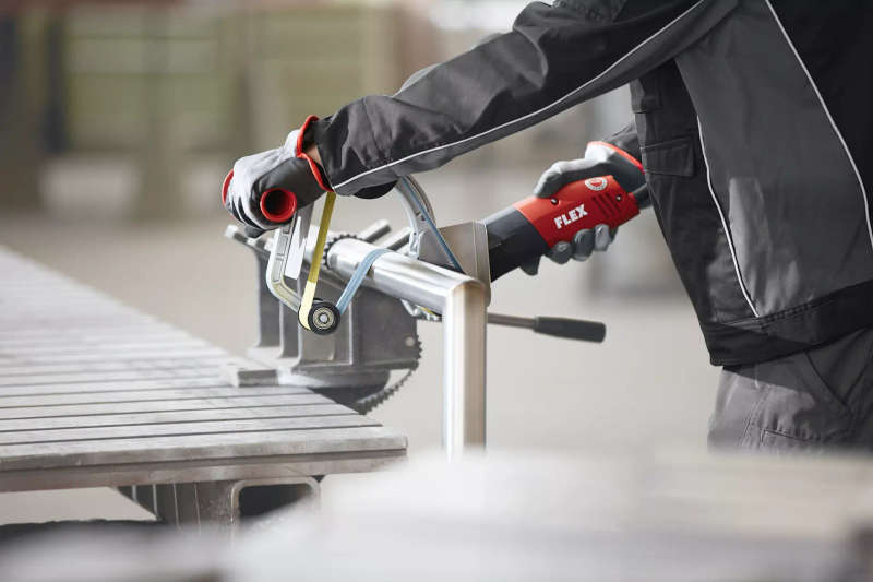 FLEX - Burnishing machine and pipe belt sander TRINOXFLEX SET - BSE14 3 INOX Set