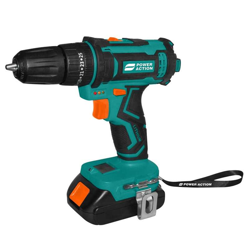 Power Action - Cordless Impact Drill Driver Kit -  CD2100T