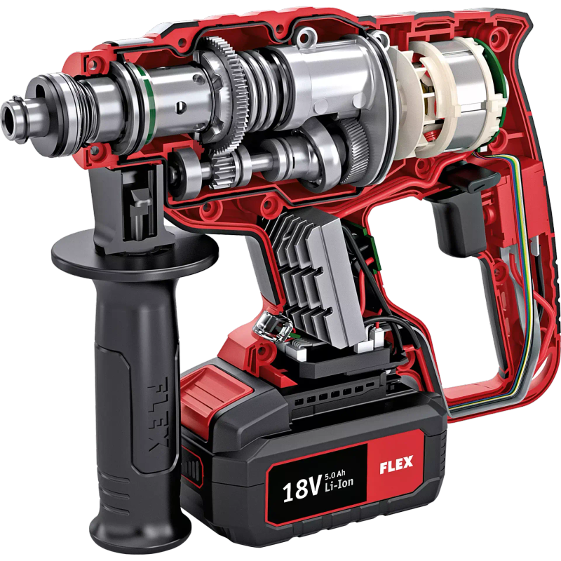 FLEX - SDS+ Rotarty Hammer, in CC, ONLY - CHE18.0EC