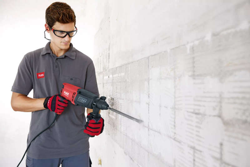 FLEX - 26mm SDS+  Rotary Hammer Drill, 2Kg, in Kit Box - CHE2 28
