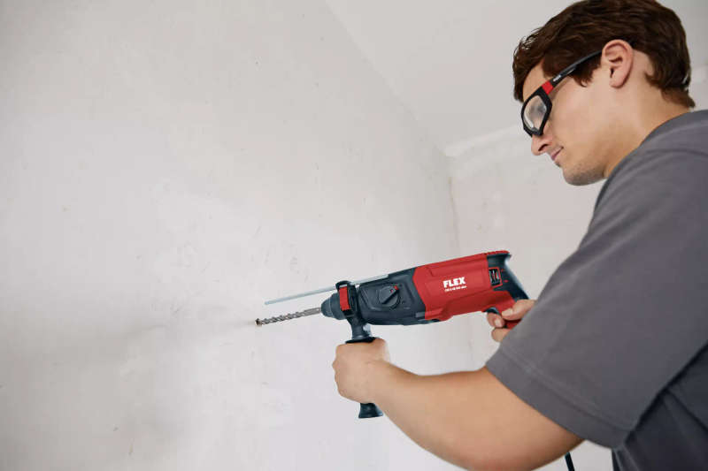 FLEX - 26mm SDS+  Rotary Hammer Drill, 2Kg, in Kit Box - CHE2 28