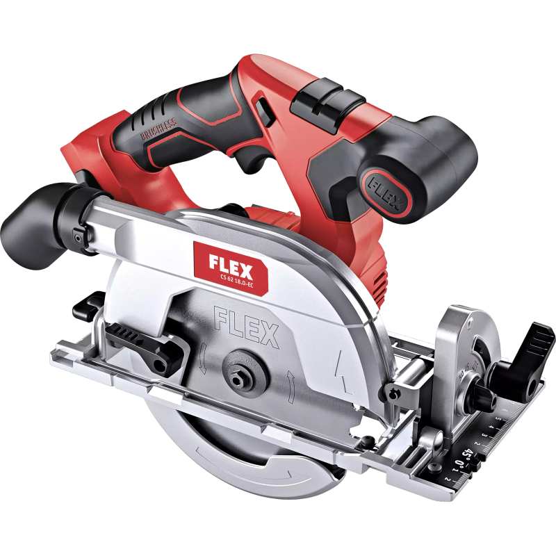 FLEX - Circular Saw Set, brushless, 2 x 5.0Ah battery, i-charger, in CC - CS 62 18.0-EC/5.0 Set