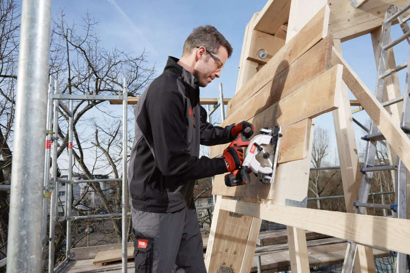 FLEX - Circular Saw Set, brushless, 2 x 5.0Ah battery, i-charger, in CC - CS 62 18.0-EC/5.0 Set