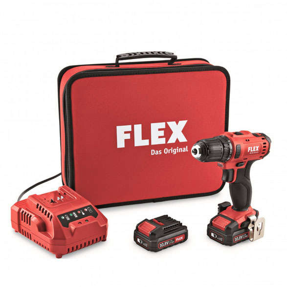 FLEX - 'Drill/Driver, Promotional pack, 2x2.5Ah battery, charger, LD, in CC - DD 2G 10.8 - LD