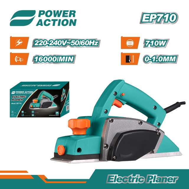 POWER ACTION -  Planer 1mm c/w parallel guide -  EP710