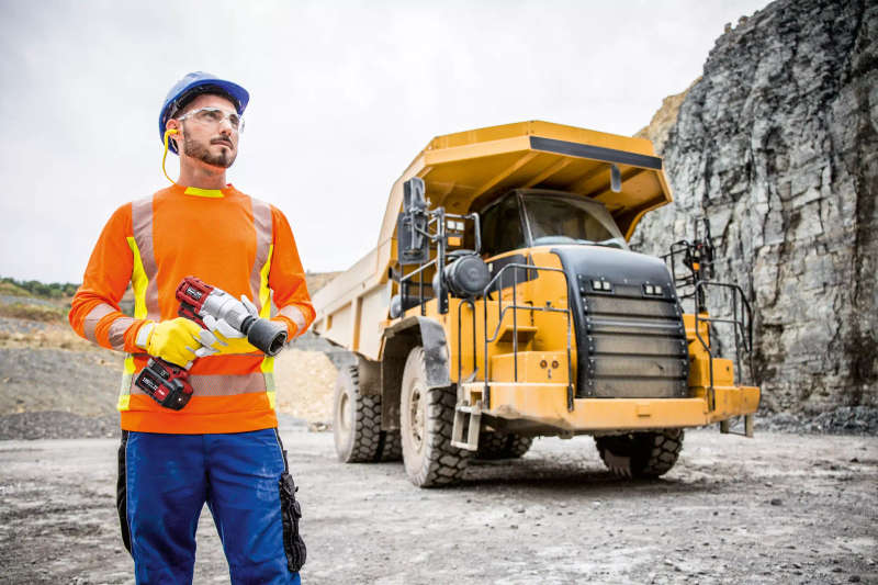 FLEX - Cordless Impact drill 18V c/w 2x 5.0Ah batteries & intelligent charger. - IW 3/4" 18.0-EC/...